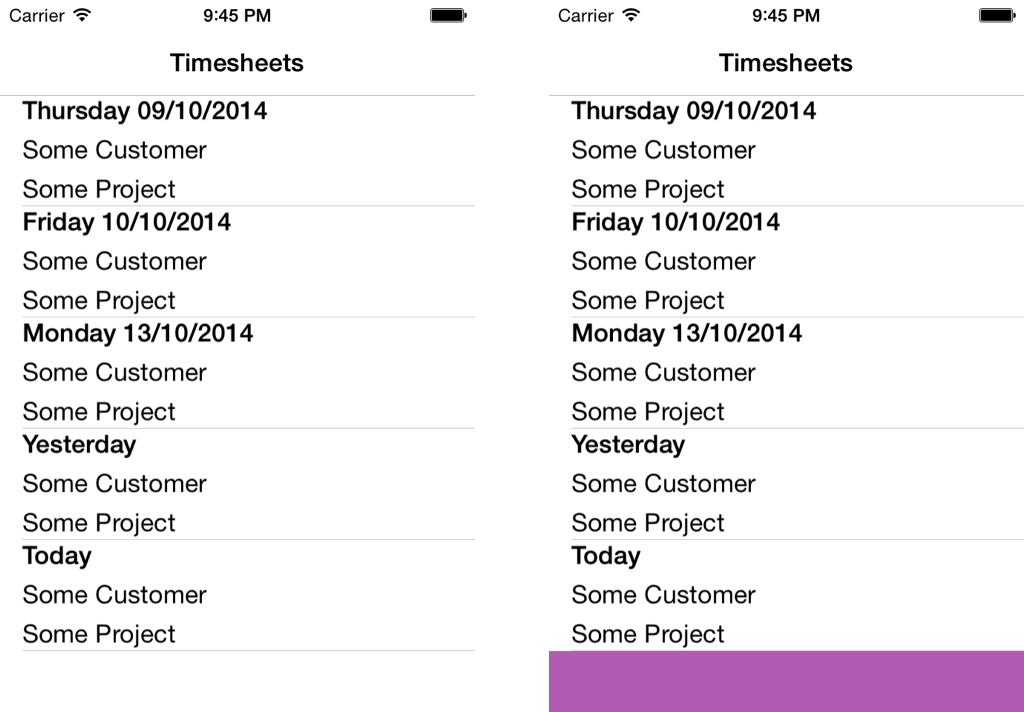 Effect of the Activity Indicator on the Listing page